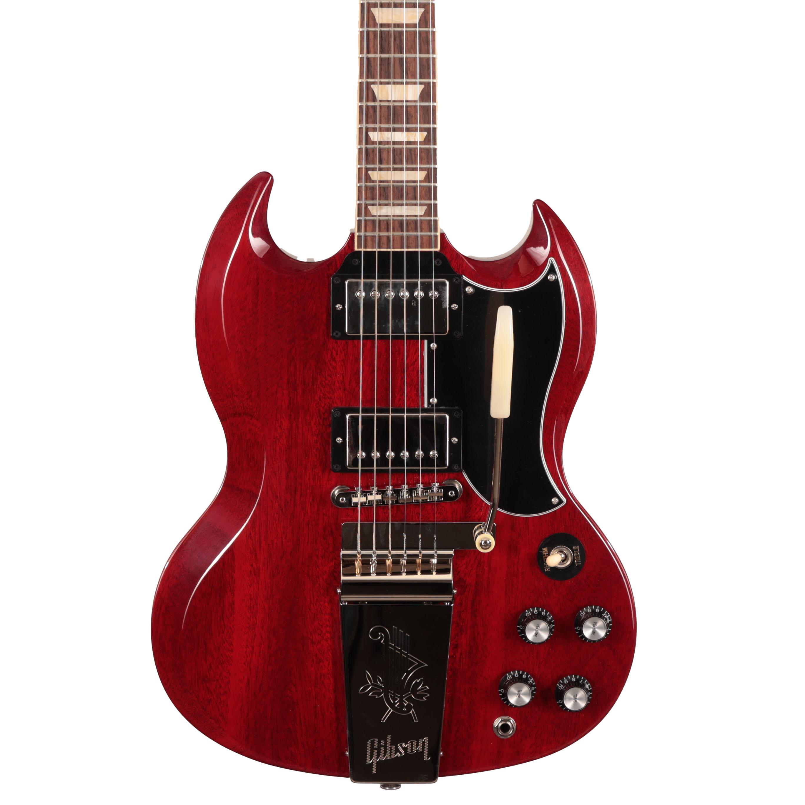 ギター Gibson SG standard 61 maestro vibrola Gibson USA SG Standard '61 Maestro Vibrola in Vintage Cherry